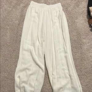Princess Polly Cream Wide Leg Pants